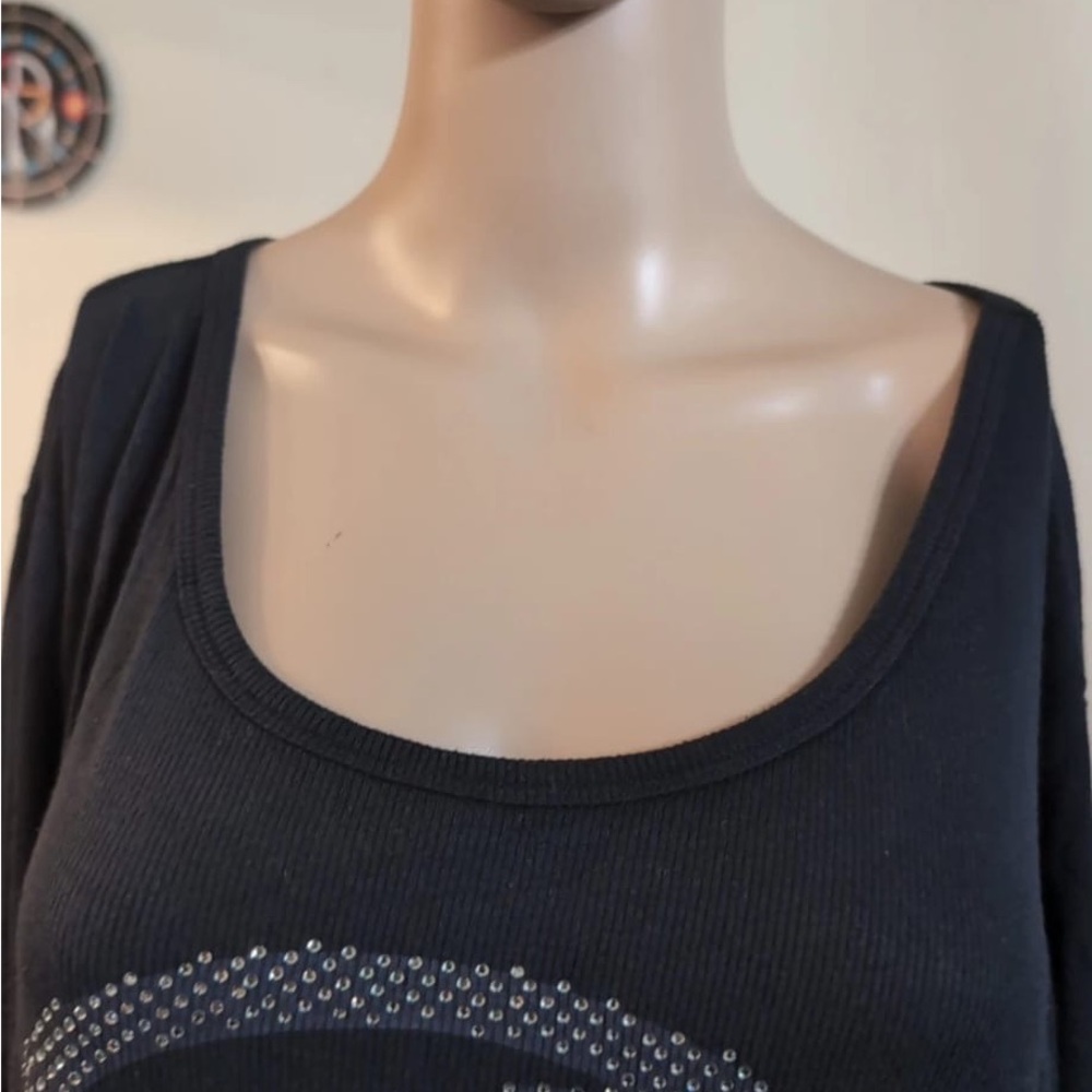 Harley-Davidson Black Performance Tank Top with Mesh Detailing